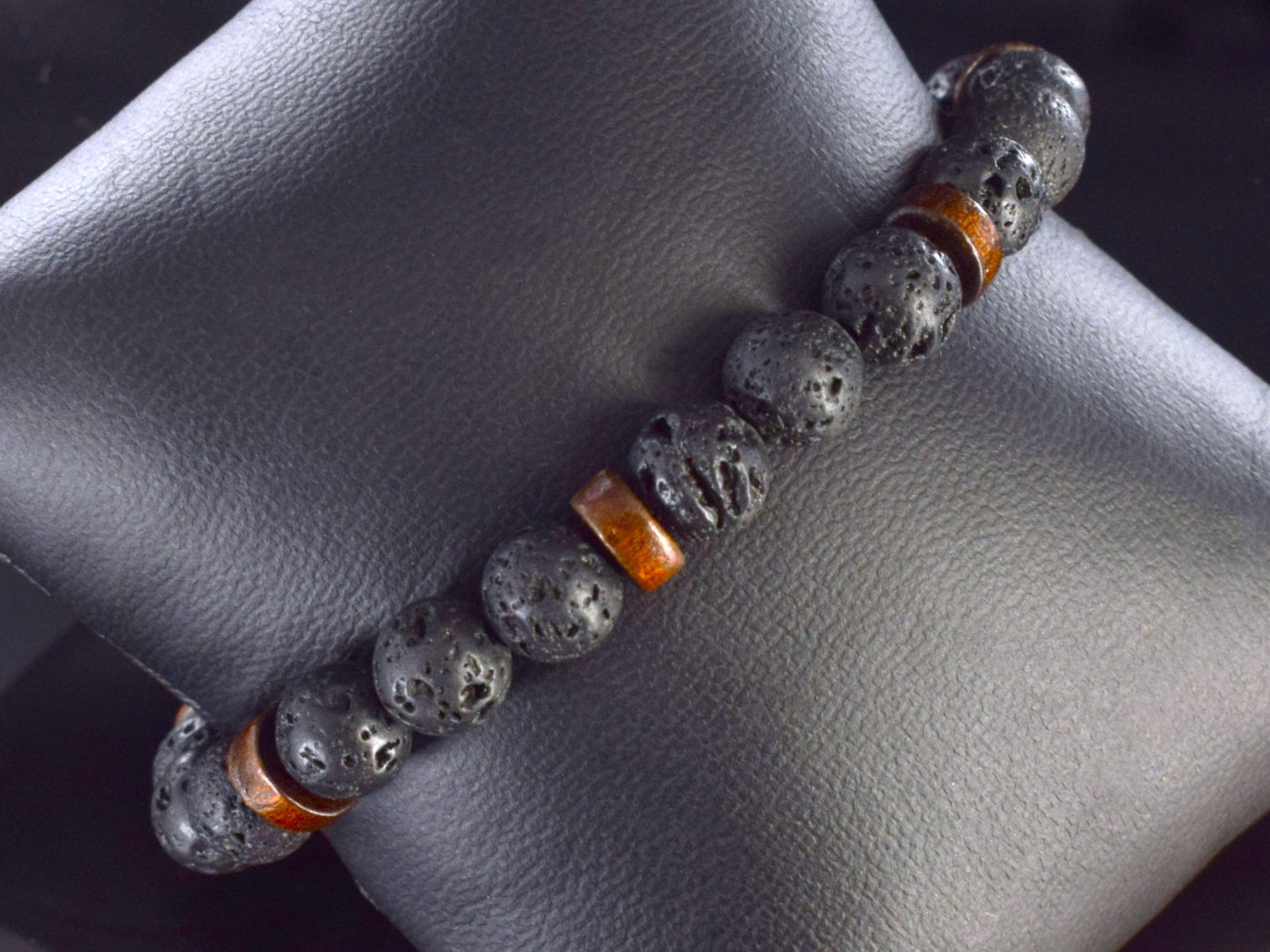 lava rock bracelet